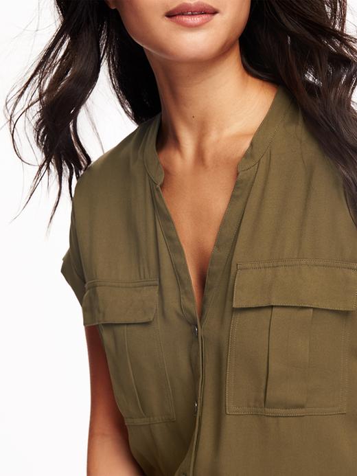 Image number 4 showing, Utility Romper for Women