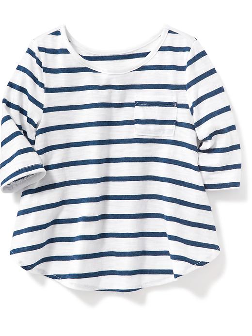 View large product image 1 of 1. Striped Pocket Top for Toddler