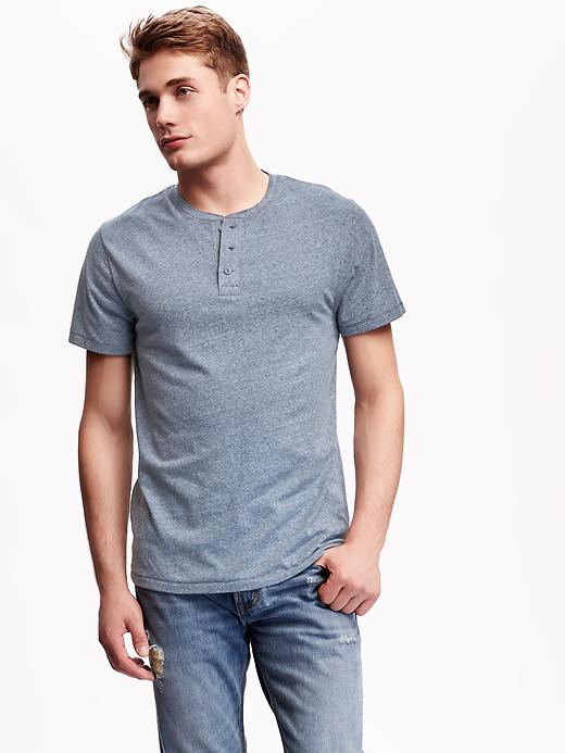 View large product image 1 of 1. Vintage Soft-Washed Henley for Men