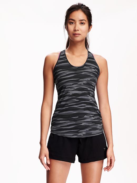 Image number 1 showing, Go-Dry Cool Performance Racerback Tank for Women