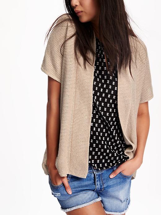 Image number 4 showing, Texured Open-Front Cardi for Women
