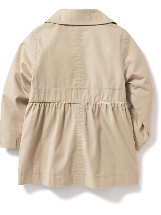 View large product image 2 of 2. Drapey Trench Coat for Toddler