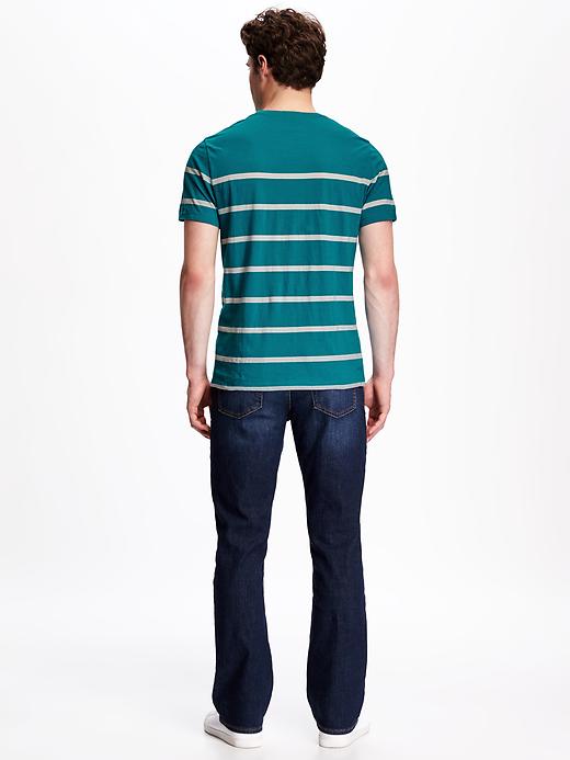 Image number 2 showing, Soft-Washed Striped Crew-Neck Tee for Men