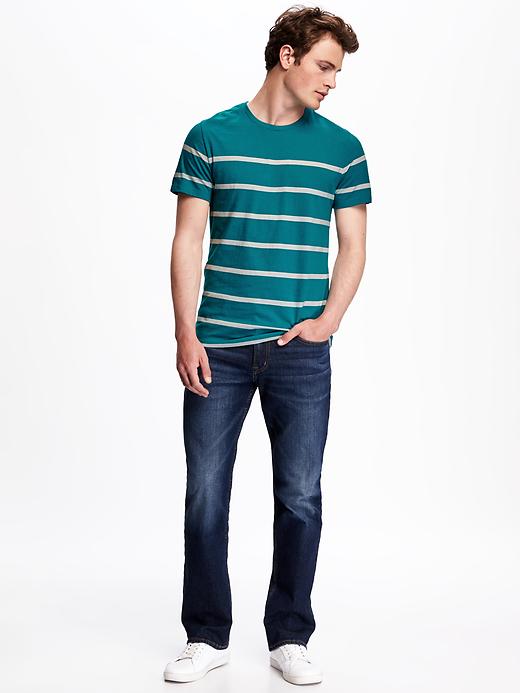 Image number 3 showing, Soft-Washed Striped Crew-Neck Tee for Men