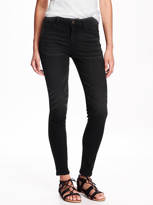 View large product image 1 of 3. Mid-Rise Rockstar Skinny Ankle Jeans for Women