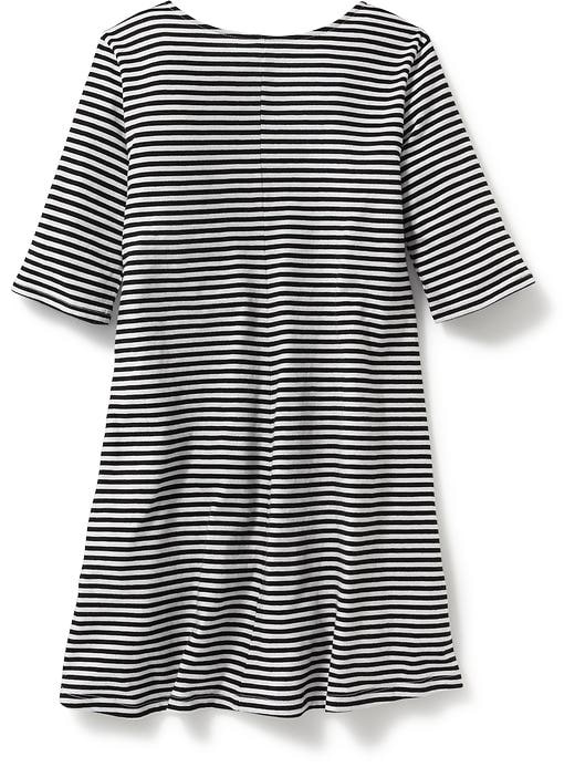 View large product image 2 of 2. Swing 3/4-Sleeve Dress for Girls