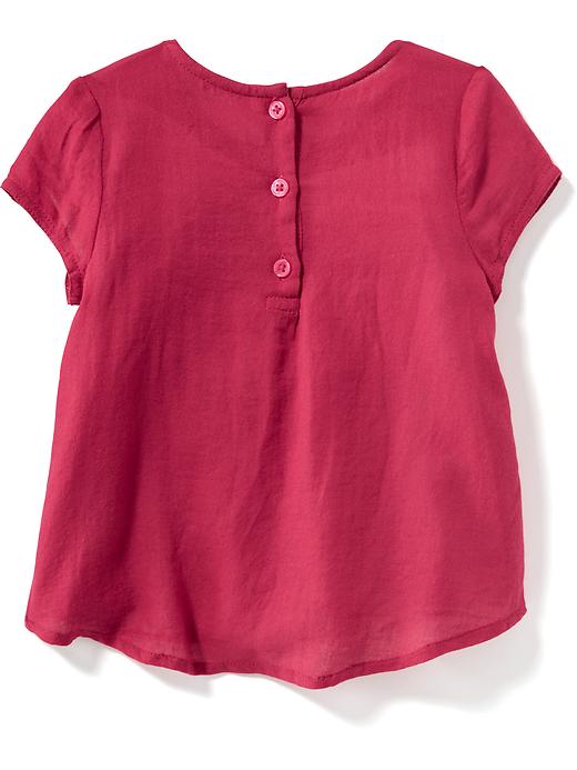 View large product image 2 of 4. Embroidered Gauze Top for Toddler