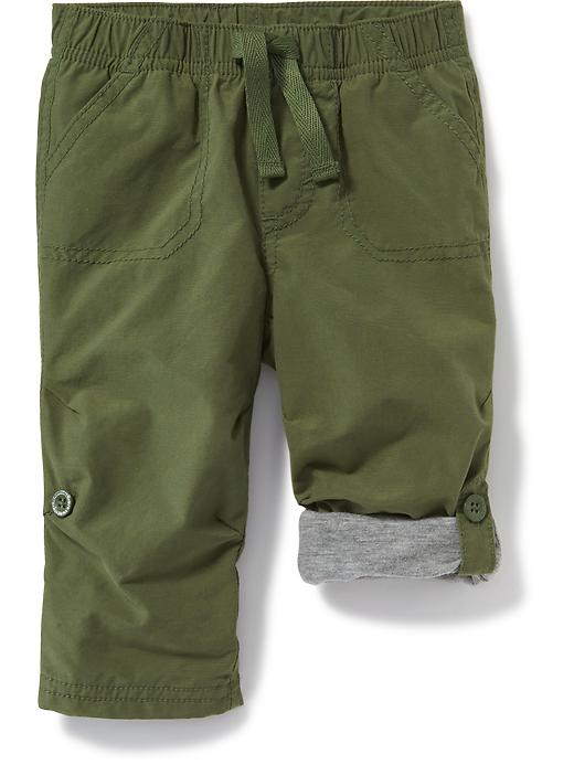 View large product image 1 of 2. Jersey-Lined Pants for Baby