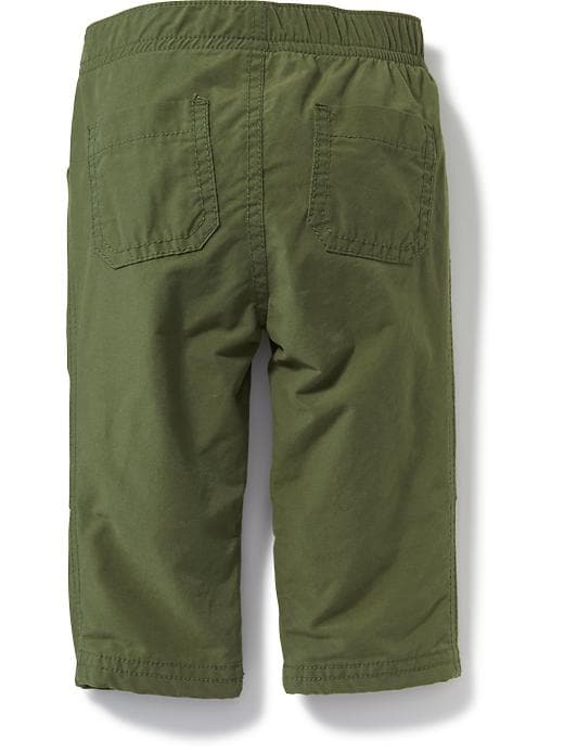 View large product image 2 of 2. Jersey-Lined Pants for Baby