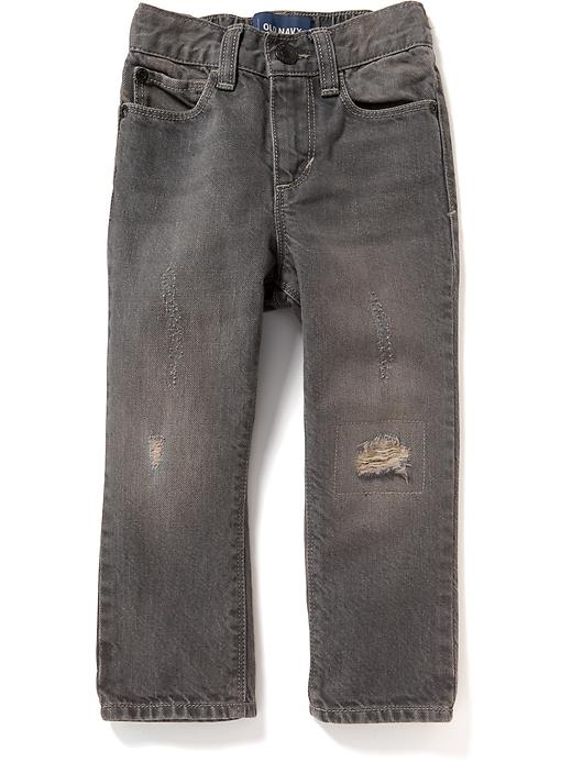 View large product image 1 of 2. Relaxed Distressed Jeans for Toddler Boys