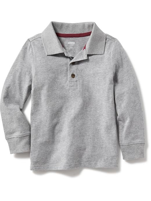 View large product image 1 of 1. Long-Sleeve Polo for Toddler Boys