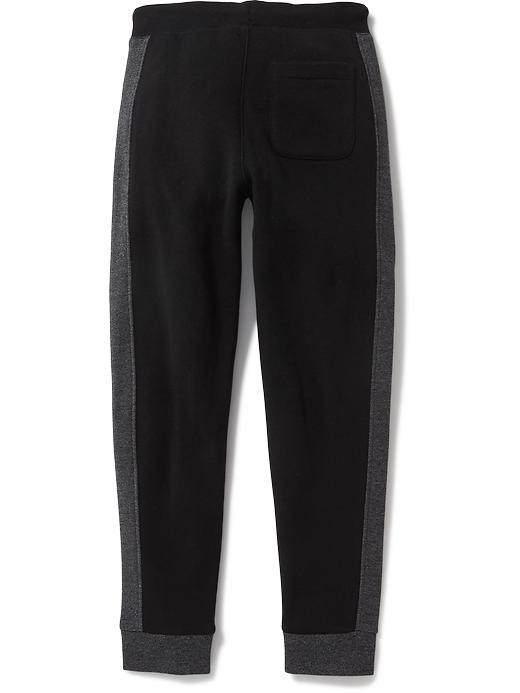 View large product image 2 of 2. Fleece Side-Panel Joggers For Boys
