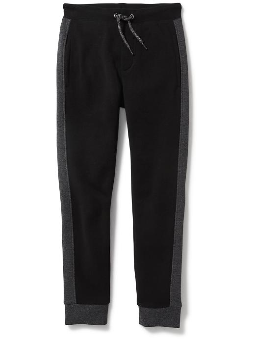 View large product image 1 of 2. Fleece Side-Panel Joggers For Boys