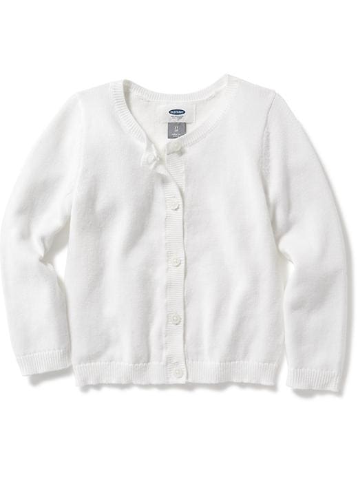 View large product image 1 of 1. Crew-Neck Cardi for Toddler Girls
