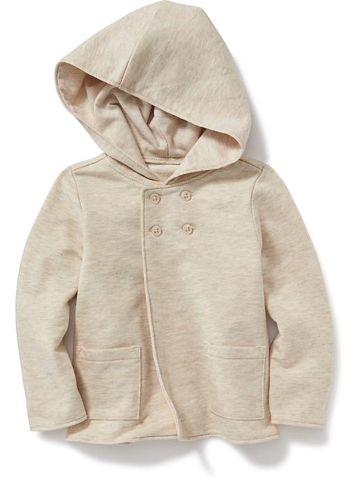 View large product image 1 of 1. Button-Front French-Terry Hoodie for Baby