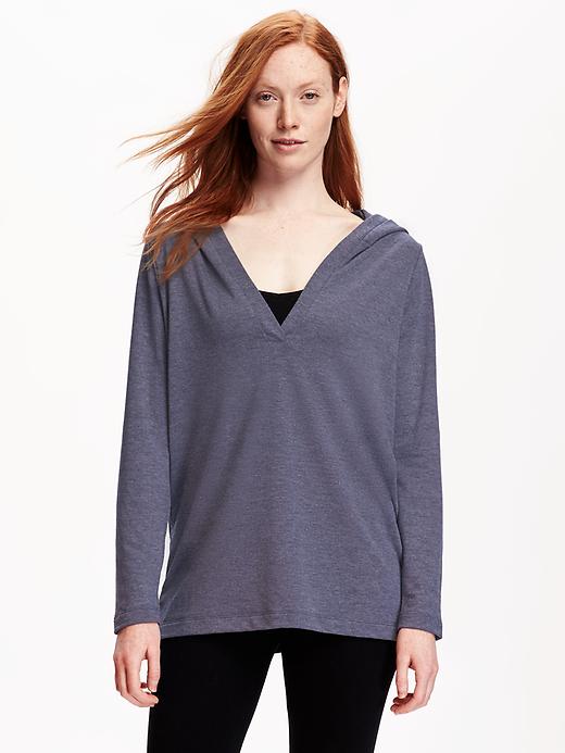 View large product image 1 of 1. Relaxed Hooded Tunic for Women