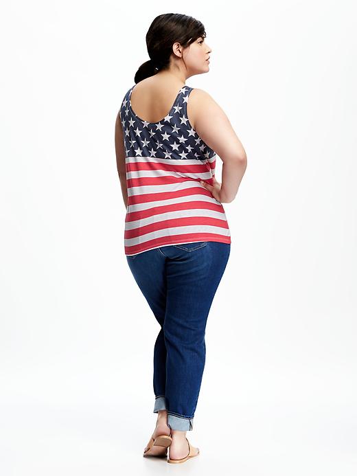 Image number 2 showing, Relaxed Plus-Size Scoop Tank