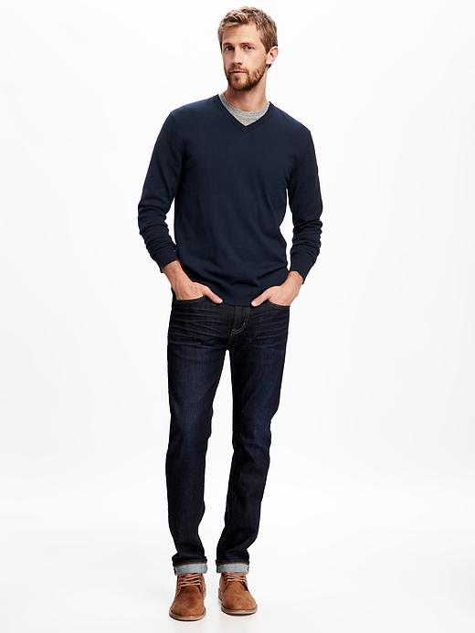 Image number 3 showing, V-Neck Sweater for Men