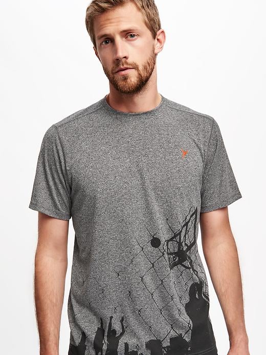 Image number 4 showing, Crew-Neck Graphic Performance Tee for Men