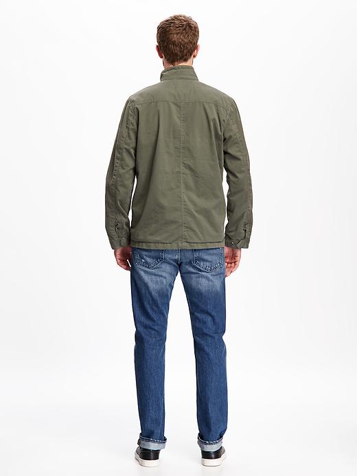 Image number 2 showing, Garment-Dyed Military Jacket for Men
