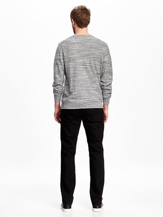 Image number 2 showing, Textured Crew-Neck Sweater for Men