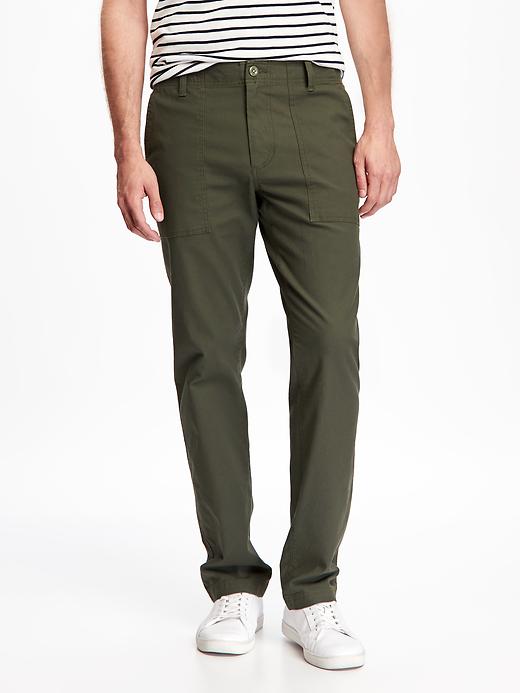 View large product image 1 of 1. Built-In Flex Slim Utility Pants for Men