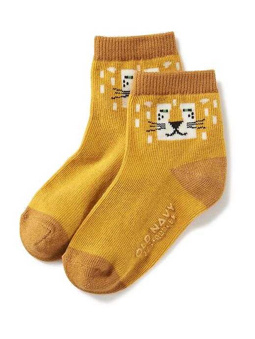 View large product image 1 of 1. Non-Skid Crew Socks For Toddler & Baby