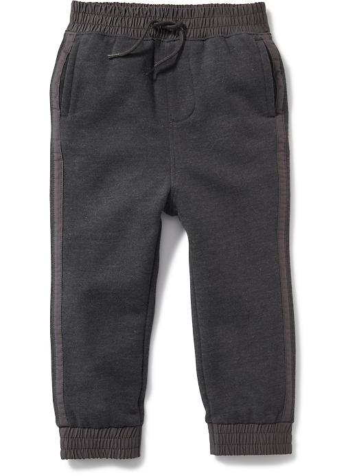 View large product image 1 of 1. Side-Stripe Fleece Joggers for Toddler Boys