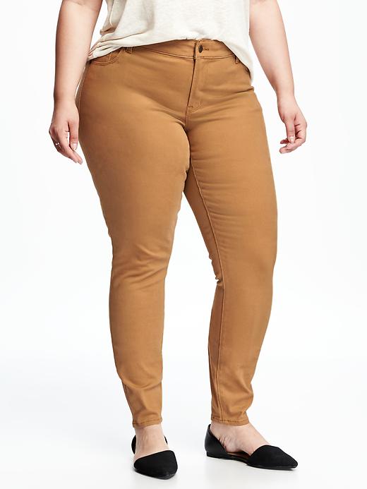 View large product image 1 of 2. Mid-Rise Plus-Size Rockstar Jeans