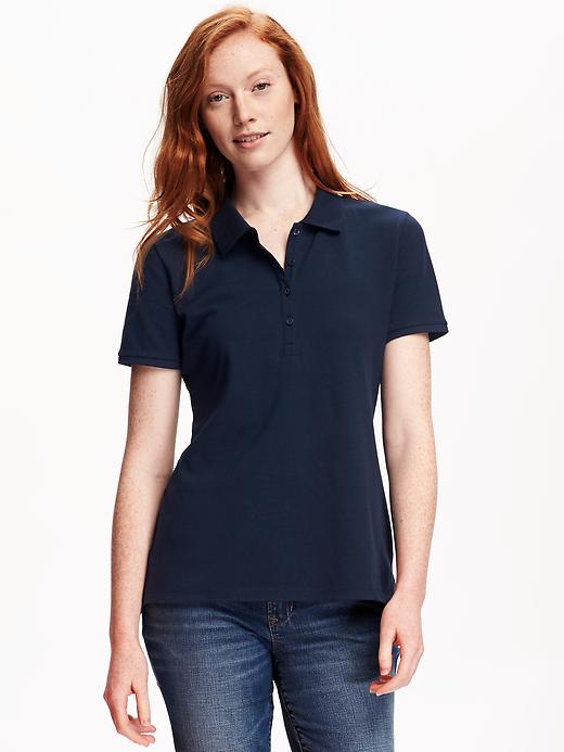 View large product image 1 of 1. Pique Polo for Women