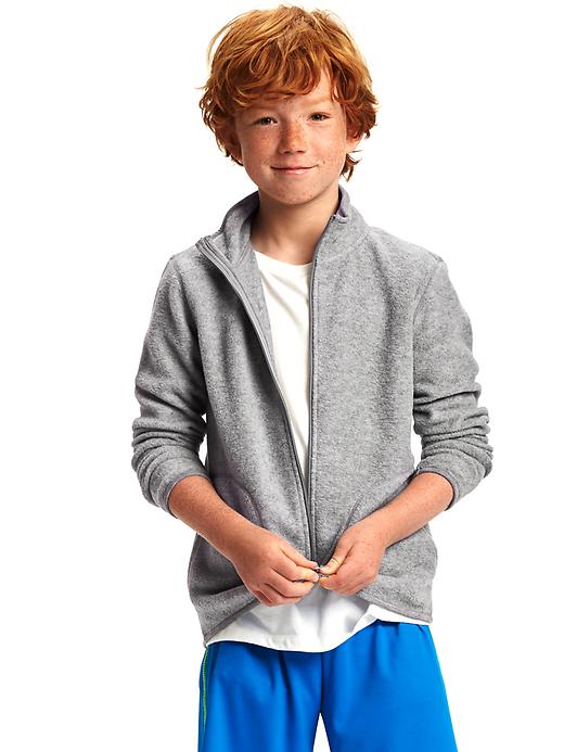 View large product image 1 of 2. Micro Performance Fleece Zip Jacket for Boys
