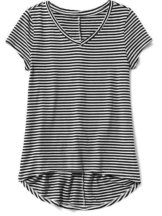 View large product image 1 of 1. V-Neck Hi-Lo Tee for Girls