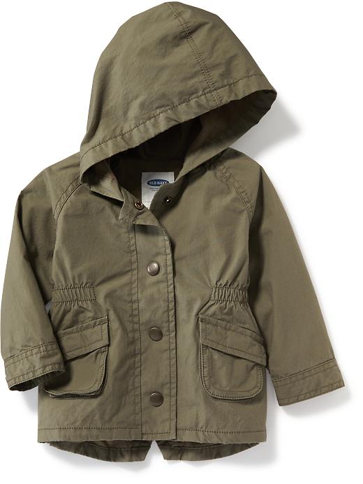 View large product image 1 of 2. Poplin Utility Parka for Baby