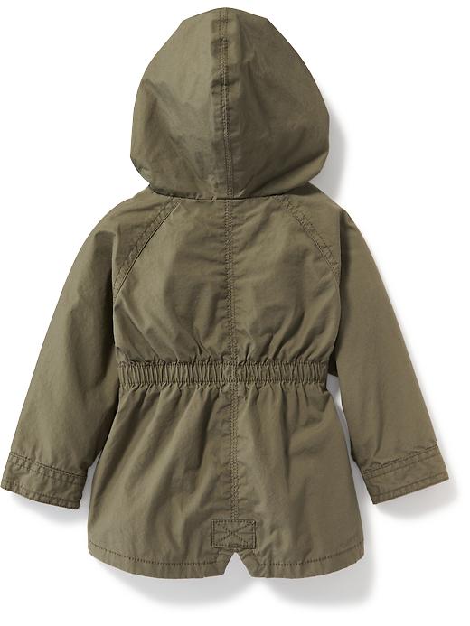 View large product image 2 of 2. Poplin Utility Parka for Baby