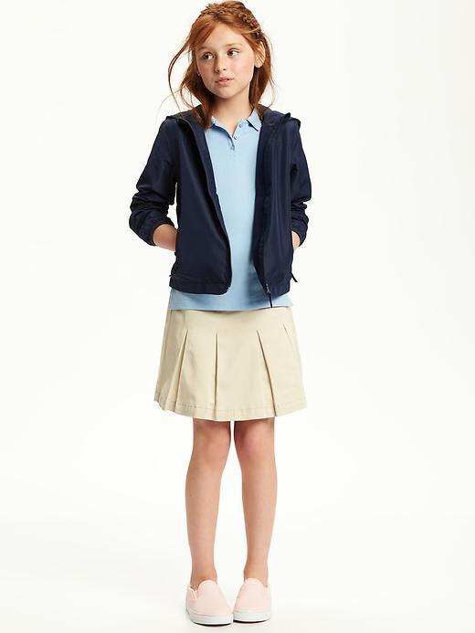 View large product image 2 of 2. Jersey-Lined Windbreaker for Girls