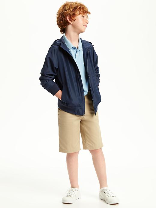 View large product image 2 of 2. Hooded Jersey-Lined Windbreaker for Boys