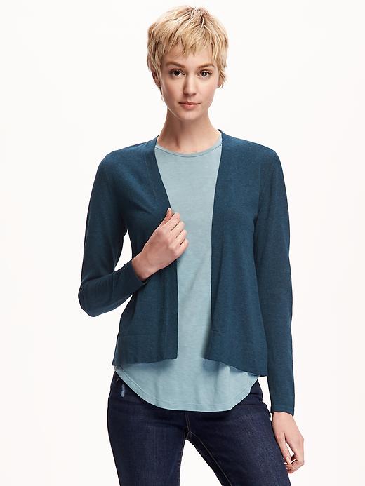 View large product image 1 of 1. Open-Front Cardi for Women