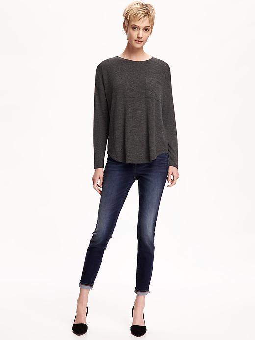 Image number 3 showing, Sweater-Knit Top for Women