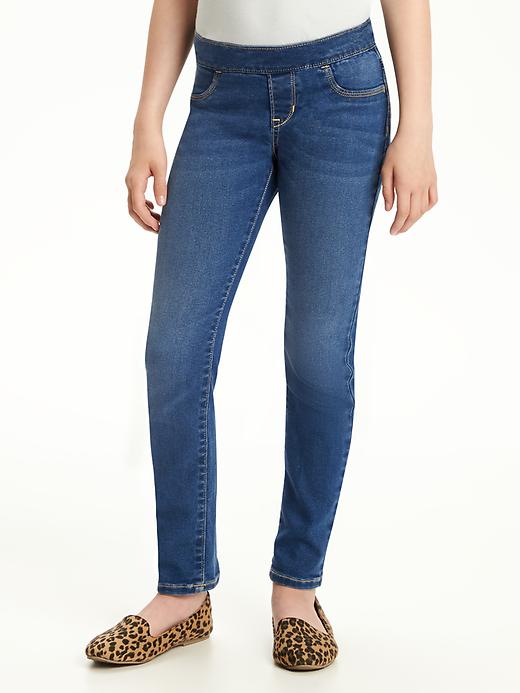 View large product image 1 of 1. Pull-On Skinny Jeans for Girls