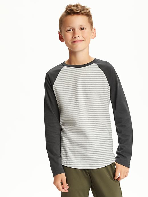 View large product image 1 of 2. Raglan-Sleeve Tee For Boys