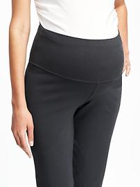 View large product image 3 of 3. Maternity Roll-Panel Yoga Pants
