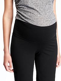 View large product image 3 of 3. Maternity Roll-Panel Yoga Capris