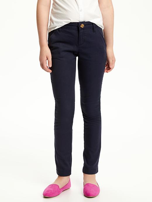 View large product image 1 of 3. Uniform Skinny Pants for Girls