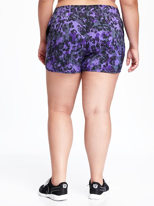 View large product image 2 of 2. Loose-Fit Go-Dry Plus-Size Running Shorts