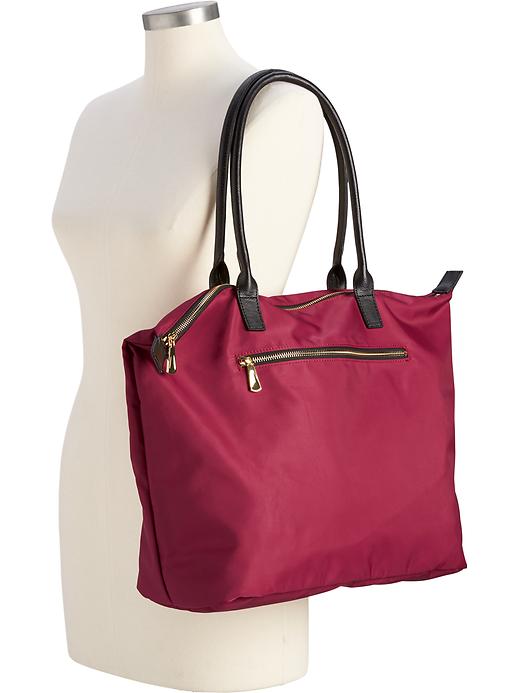 View large product image 2 of 2. Nylon Tote for Women