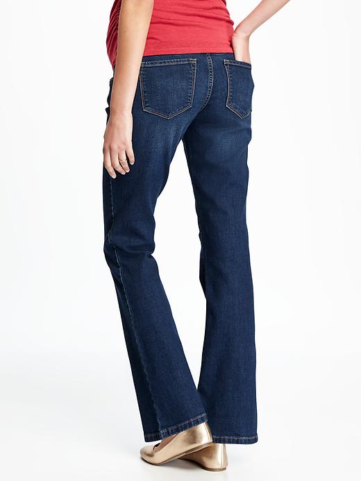 View large product image 2 of 3. Maternity Full-Panel Boot-Cut  Jeans