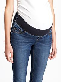 View large product image 3 of 3. Maternity Low-Panel Skinny Jeggings