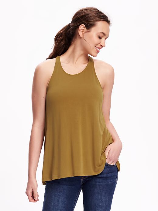 View large product image 1 of 1. High-Neck Swing Tank for Women