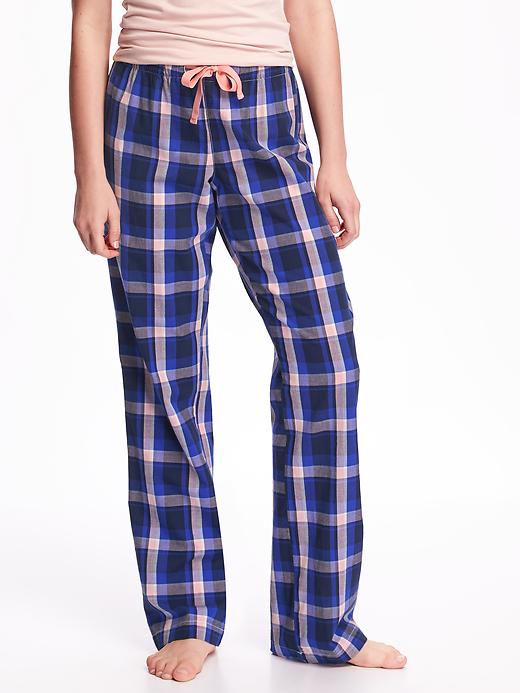 View large product image 1 of 2. Printed Poplin Sleep Pant for Women