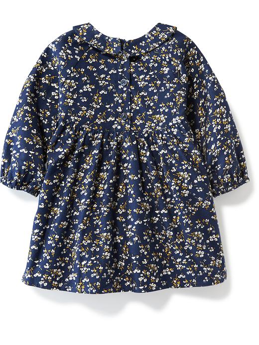 View large product image 2 of 2. Twill Babydoll Shirt Dress for Baby